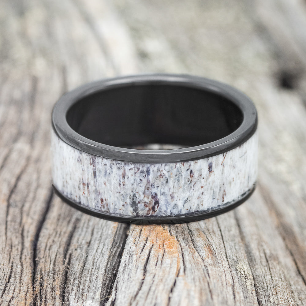"RAINIER" - ANTLER WEDDING BAND-7