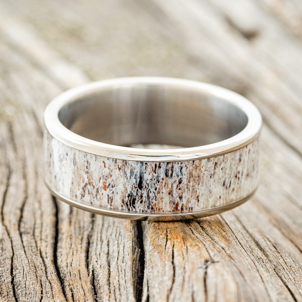 "RAINIER" - ANTLER WEDDING BAND-2