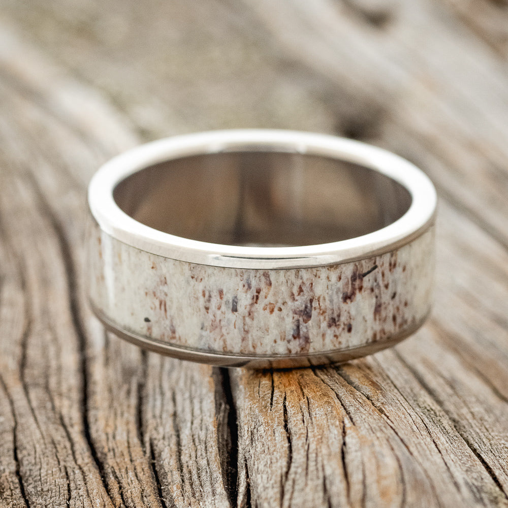 "RAINIER" - ANTLER WEDDING BAND-13