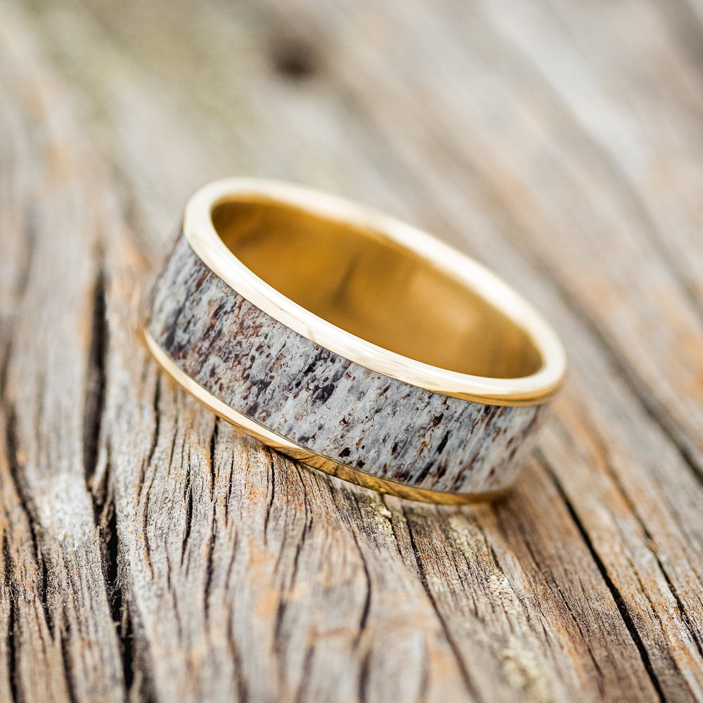 "RAINIER" - ANTLER WEDDING BAND-21