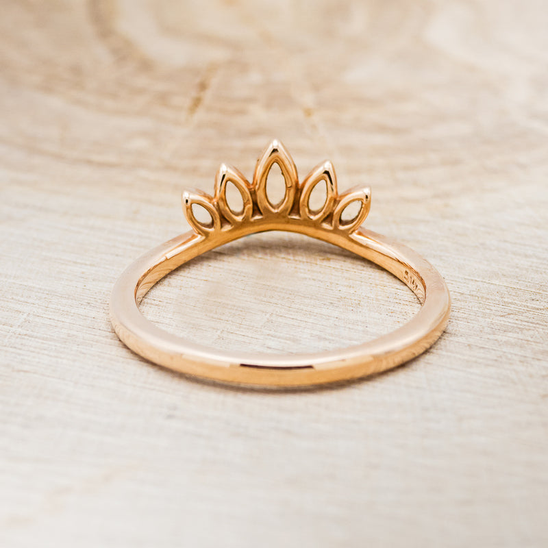 "MIA" - CROWN SHAPED STACKING BAND-5