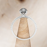 "RAMONA" - ENGAGEMENT RING WITH DIAMOND ACCENTS - MOUNTING ONLY - SELECT YOUR OWN STONE