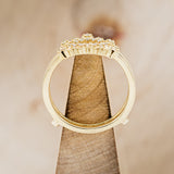 "ZAIA" - 14K GOLD RING GUARD WITH DIAMOND ACCENTS-6