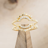 "ZAIA" - 14K GOLD RING GUARD WITH DIAMOND ACCENTS-1