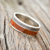 "RAPTOR" - GUITAR STRING & BLOODWOOD WEDDING BAND-2