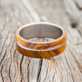 "GOLDEN" - IRONWOOD WEDDING BAND - READY TO SHIP-3