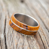 "GOLDEN" - IRONWOOD WEDDING BAND - READY TO SHIP-2