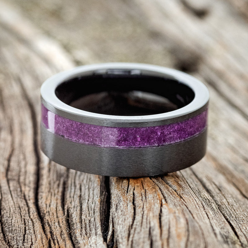 "CASTOR" - SUGILITE WEDDING RING-6