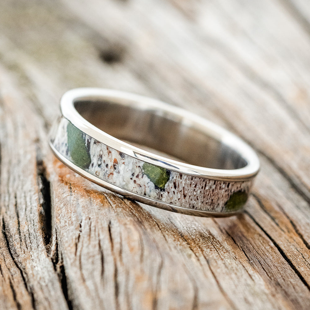 "RAINIER" - MOSS & ANTLER WEDDING BAND-2
