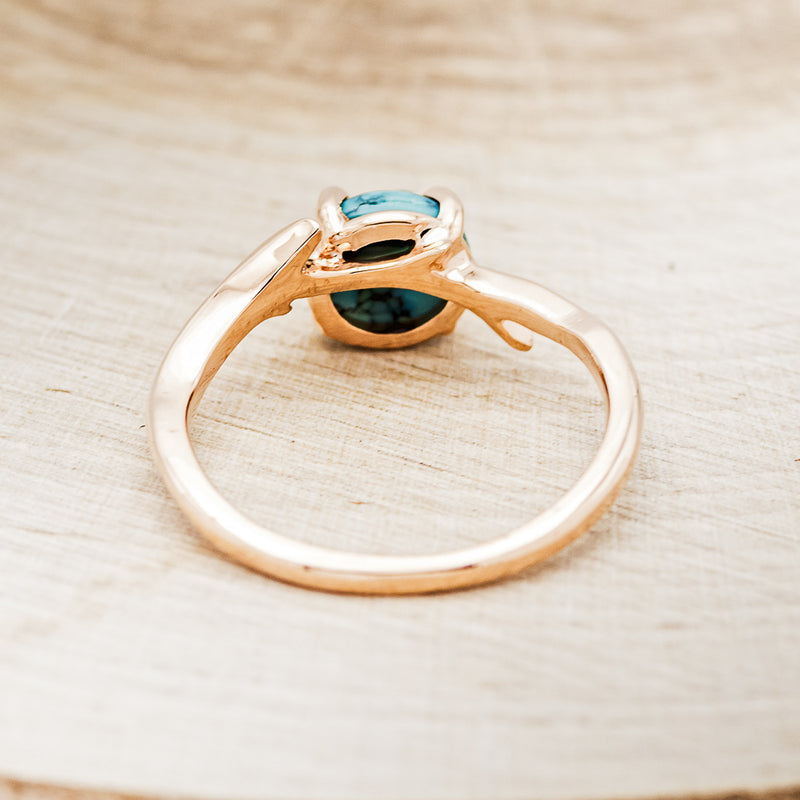 Buy Turquoise & Blue Sapphire Ring - Kartik Gems