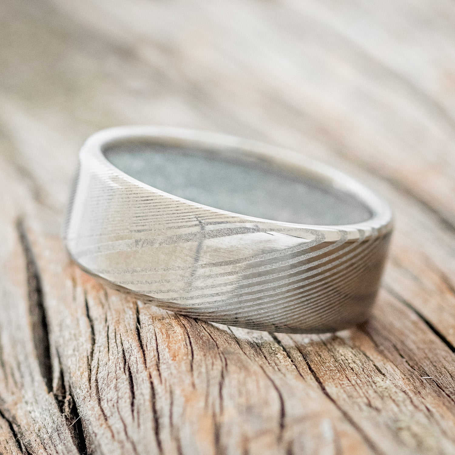 DIAMOND DUST LINED WEDDING BAND-15