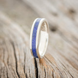 "PERENNA" - LAPIS LAZULI 14K GOLD STACKING BAND-1