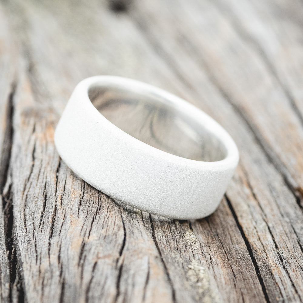 SOLID METAL SANDBLASTED WEDDING BAND-10