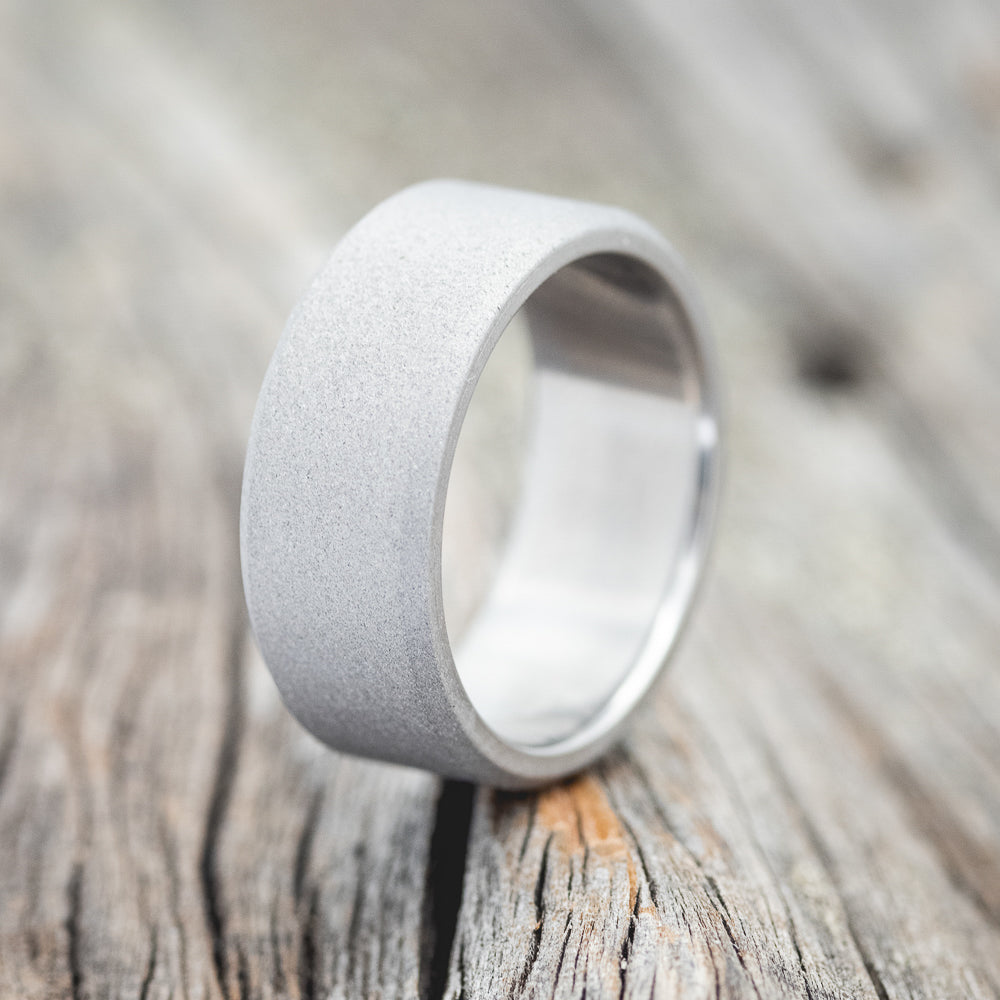 SOLID METAL SANDBLASTED WEDDING BAND-4