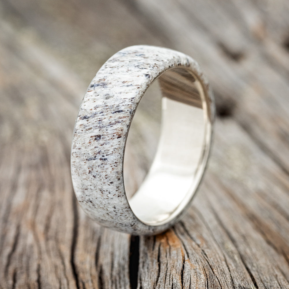 "HAVEN" - ANTLER WEDDING BAND-11
