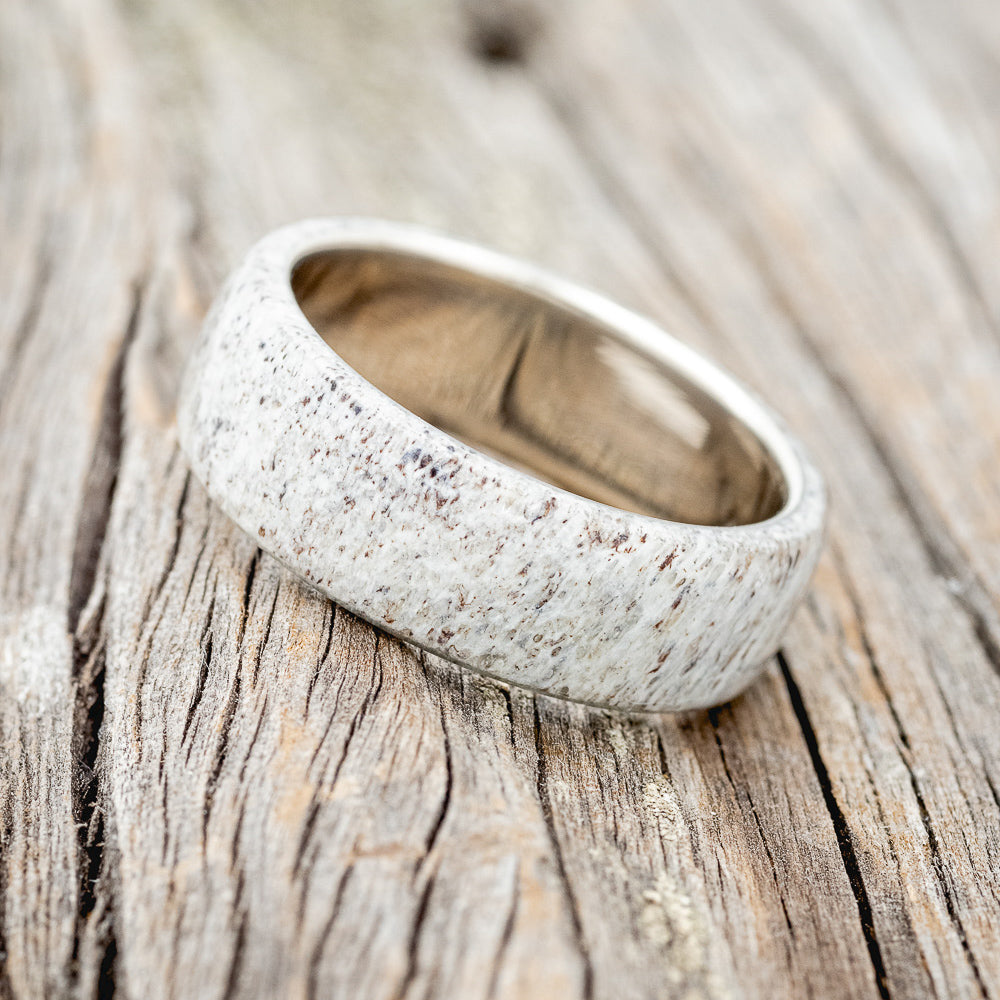 "HAVEN" - ANTLER WEDDING BAND-12