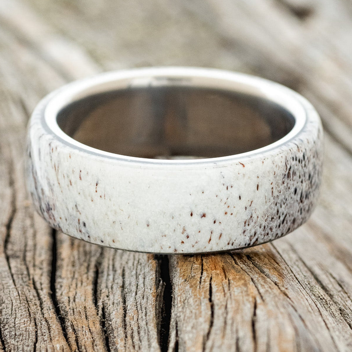 "HAVEN" - ANTLER WEDDING BAND-3
