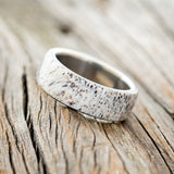 "HAVEN" - ANTLER WEDDING BAND - READY TO SHIP-2