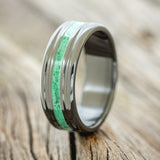 "AUSTIN" - MALACHITE WEDDING RING-1