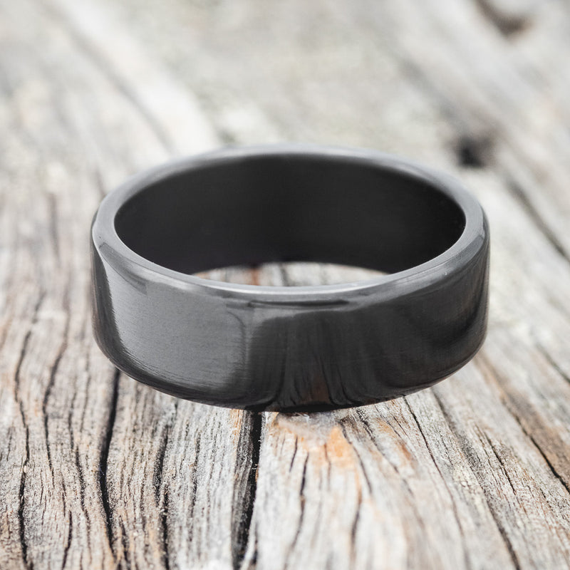 SOLID METAL HAND-TURNED WEDDING BAND - READY TO SHIP-7