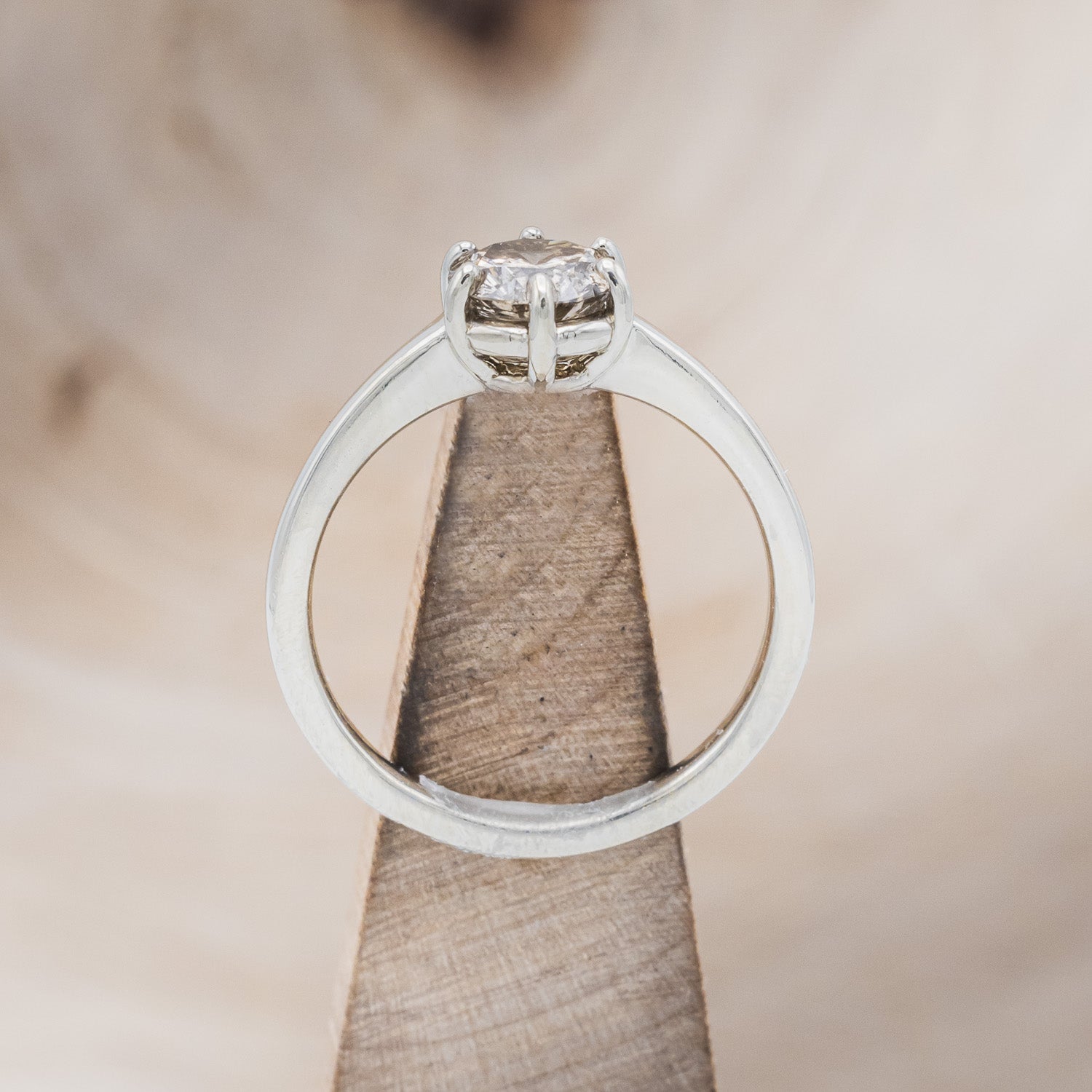 CLADDAGH BRIDAL SUITE - SOLITAIRE ENGAGEMENT RING WITH DIAMOND ACCENT TRACER & CLADDAGH TRACER - MOUNTING ONLY - SELECT YOUR OWN STONE-10