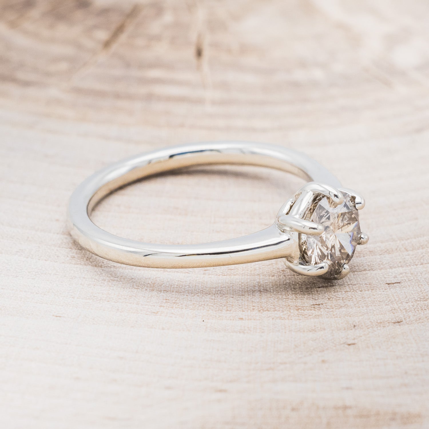 CLADDAGH BRIDAL SUITE - SOLITAIRE ENGAGEMENT RING WITH DIAMOND ACCENT TRACER & CLADDAGH TRACER - MOUNTING ONLY - SELECT YOUR OWN STONE-7