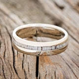 "VERTIGO" - ANTLER WEDDING RING FEATURING A 14K GOLD BAND-3