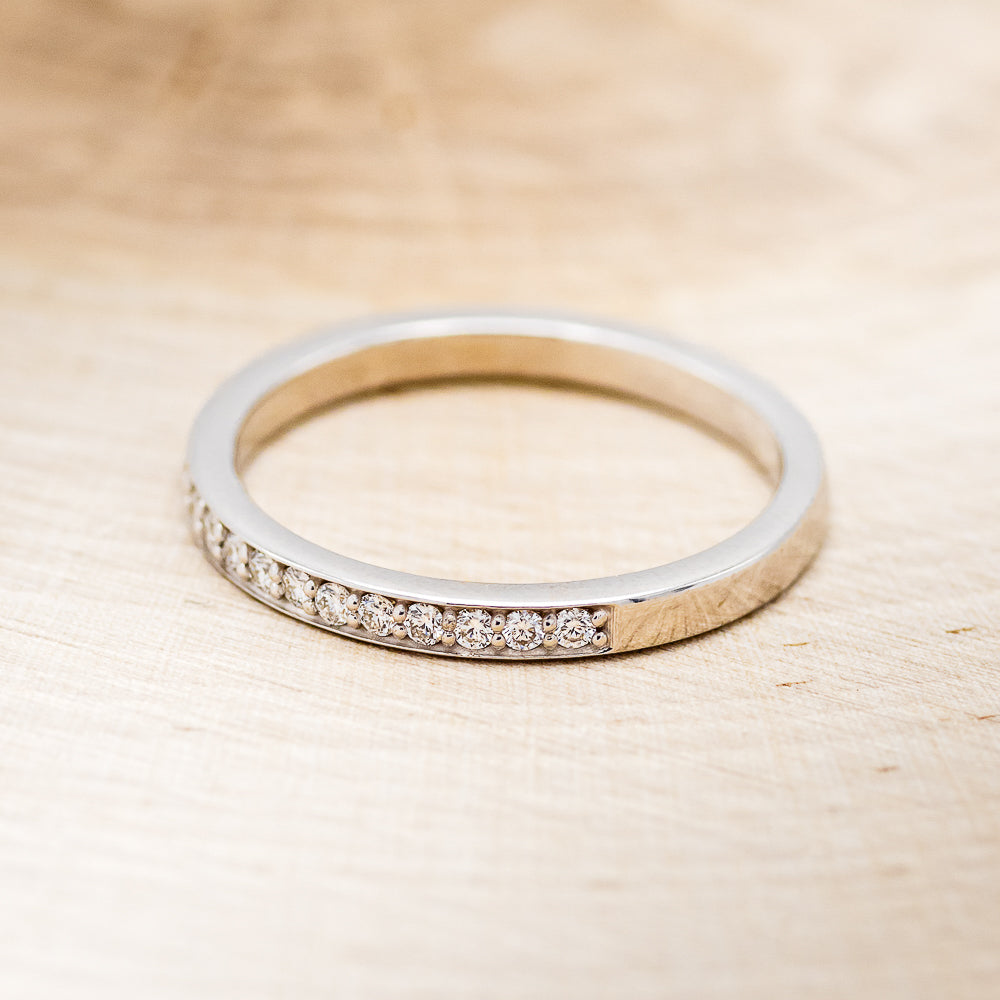 "STELLA" - DIAMOND STACKING WEDDING BAND-9