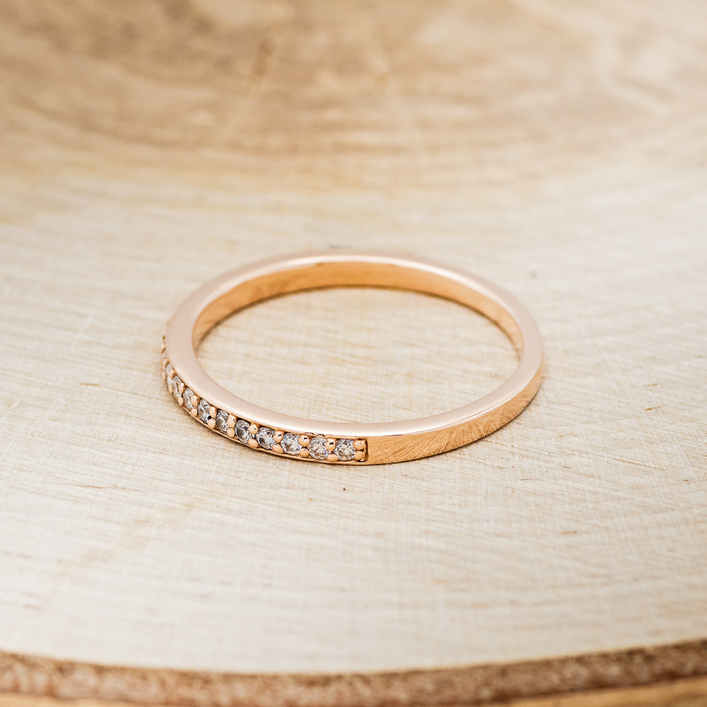 "STELLA" - DIAMOND STACKING WEDDING BAND-4