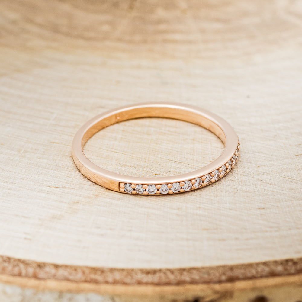 "STELLA" - DIAMOND STACKING WEDDING BAND-3