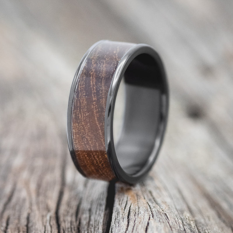 "RAINIER" - KOA WOOD WEDDING BAND - READY TO SHIP-4