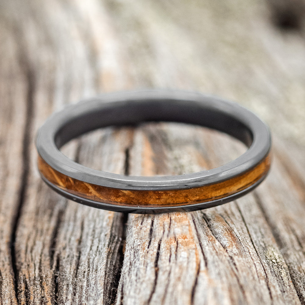 "ETERNA" - WHISKEY BARREL OAK STACKING BAND-9