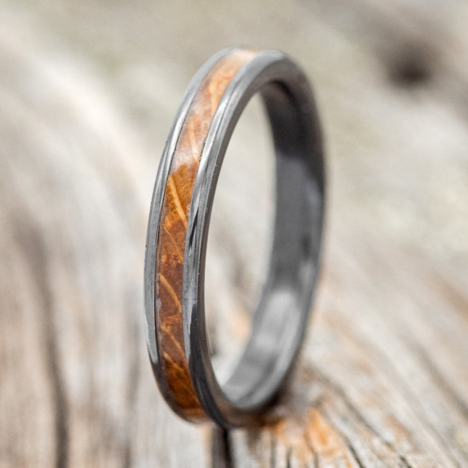 "ETERNA" - WHISKEY BARREL OAK STACKING BAND-7