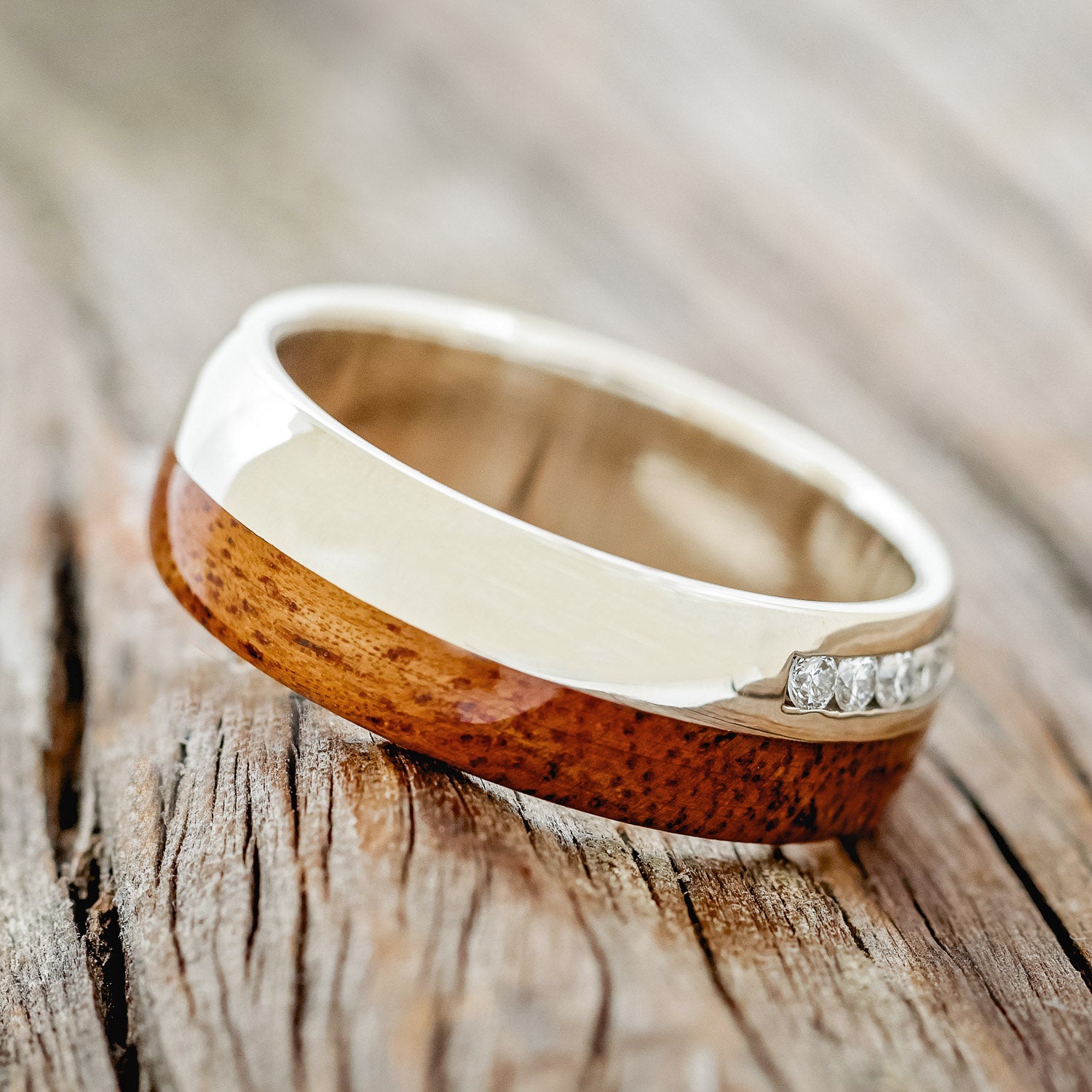 KOA WOOD & DIAMONDS WEDDING BAND-3