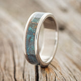 "RAINIER" - PATINA COPPER WEDDING BAND - READY TO SHIP-1