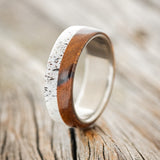 "ARLO" - ANTLER & IRONWOOD WEDDING BAND - READY TO SHIP-1