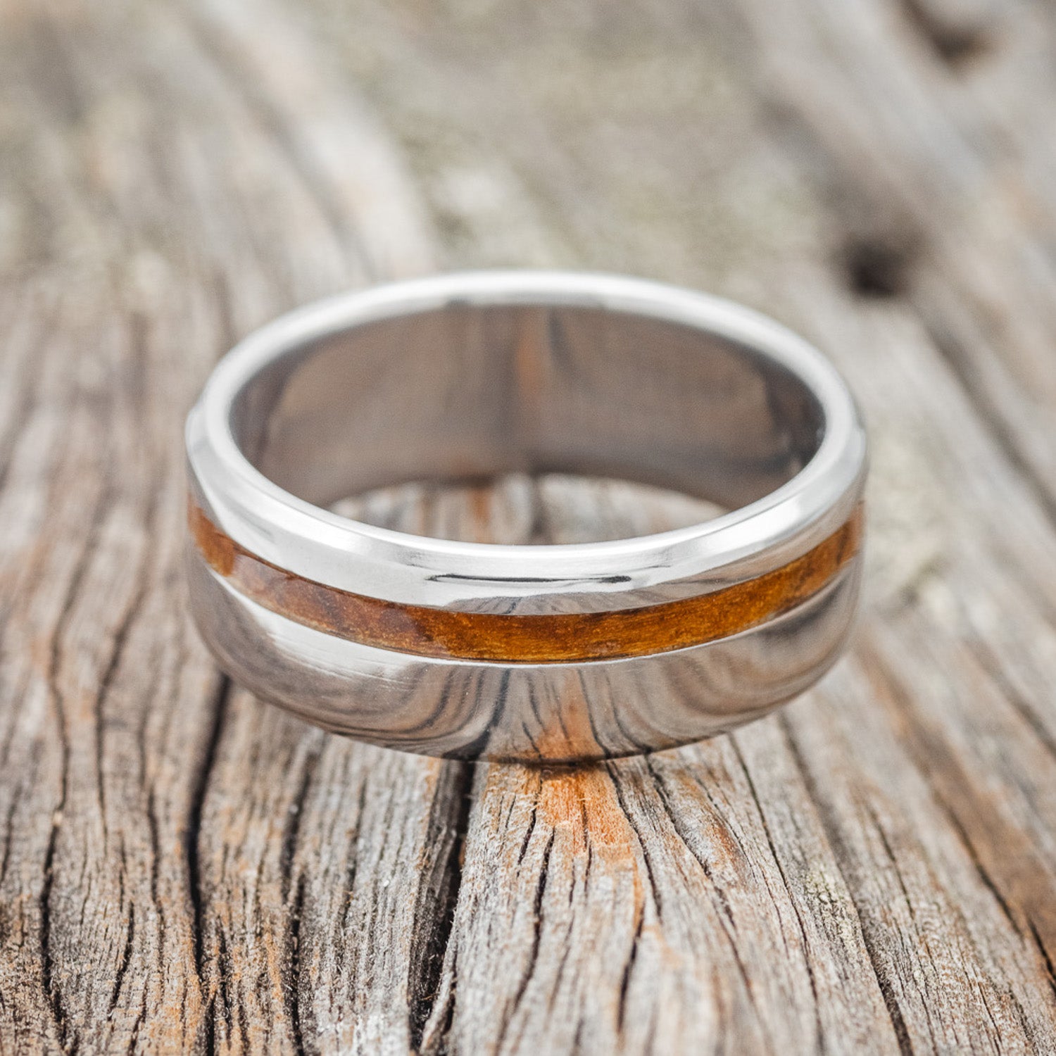 "VERTIGO" - IRONWOOD WEDDING BAND-5