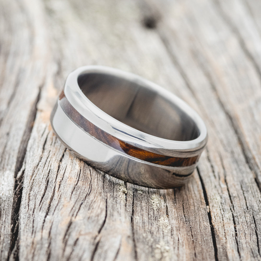 "VERTIGO" - IRONWOOD WEDDING BAND-4