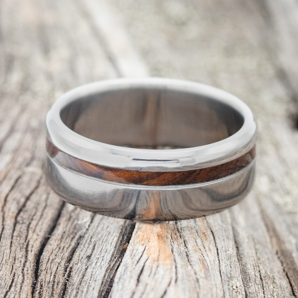 "VERTIGO" - IRONWOOD WEDDING BAND-6