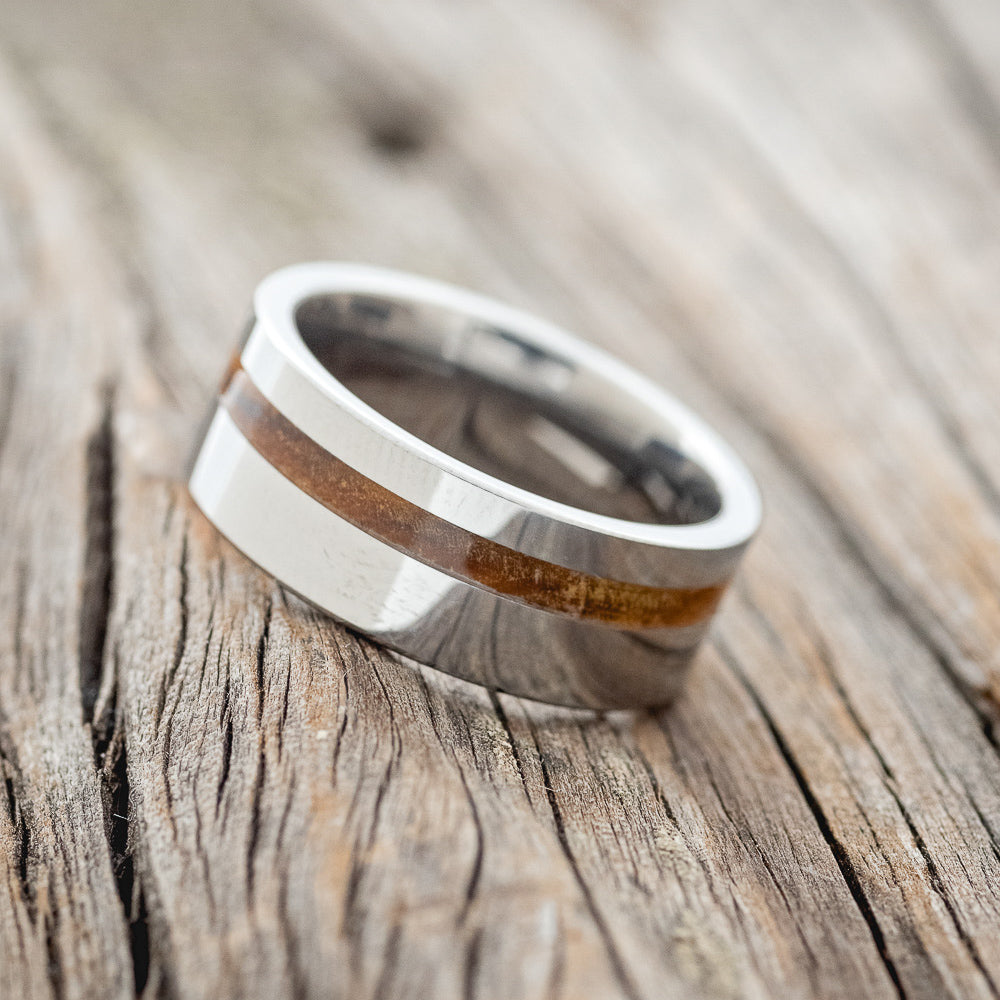 "VERTIGO" - IRONWOOD WEDDING BAND-8