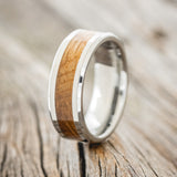 WHISKEY BARREL WEDDING RING FEATURING A TUNGSTEN BAND - READY TO SHIP-1