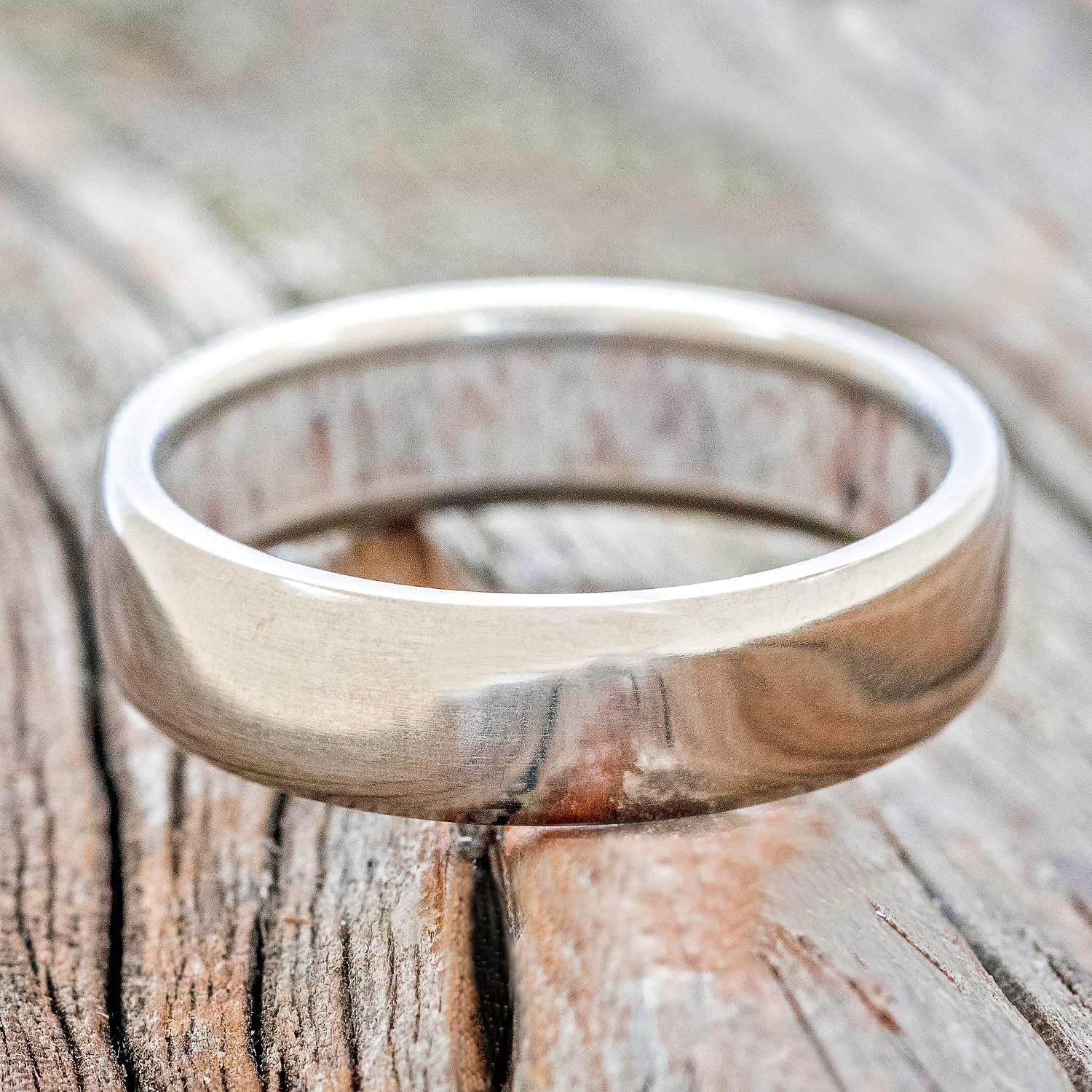 ANTLER LINED WEDDING BAND - READY TO SHIP-5