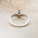 "CICELY" - ENGAGEMENT RING WITH DIAMOND ACCENTS - MOUNTING ONLY - SELECT YOUR OWN STONE