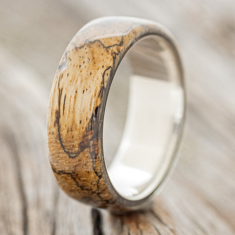 "HAVEN" - SPALTED MAPLE WEDDING RING-4
