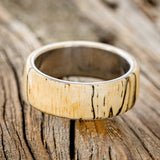 "HAVEN" - SPALTED MAPLE WEDDING RING - READY TO SHIP-3