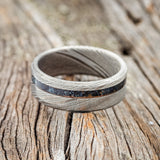 "VERTIGO" - OFFSET PATINA COPPER WEDDING BAND - READY TO SHIP-9