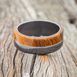 "LEDGER" - IRONWOOD WEDDING BAND - READY TO SHIP-6