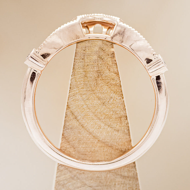 "EILEEN" TRACER - 14K GOLD DIAMOND WEDDING BAND-5