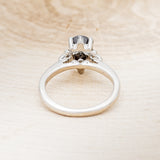 "ZELLA" - ENGAGEMENT RING WITH DIAMOND ACCENTS - MOUNTING ONLY - SELECT YOUR OWN STONE