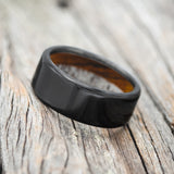 IRONWOOD & ANTLER LINED WEDDING RING - READY TO SHIP-11